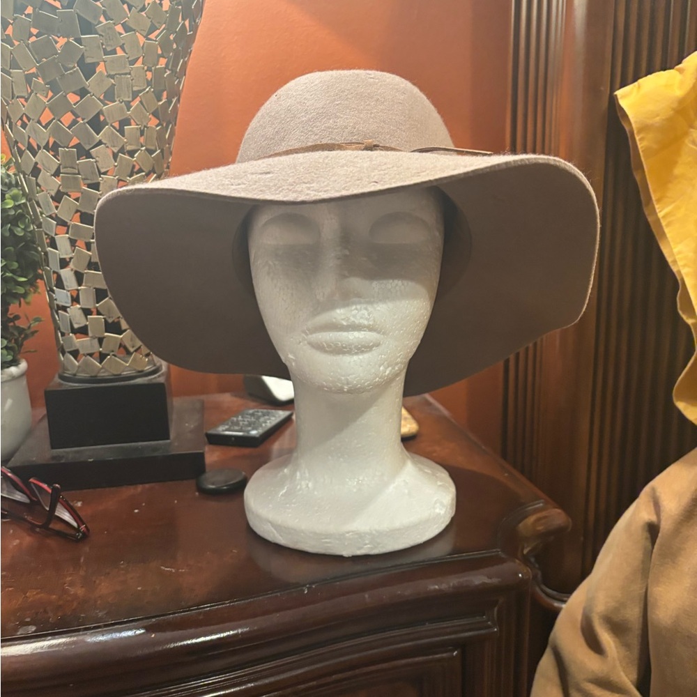 Hinge Tan Wide-Brim Hat